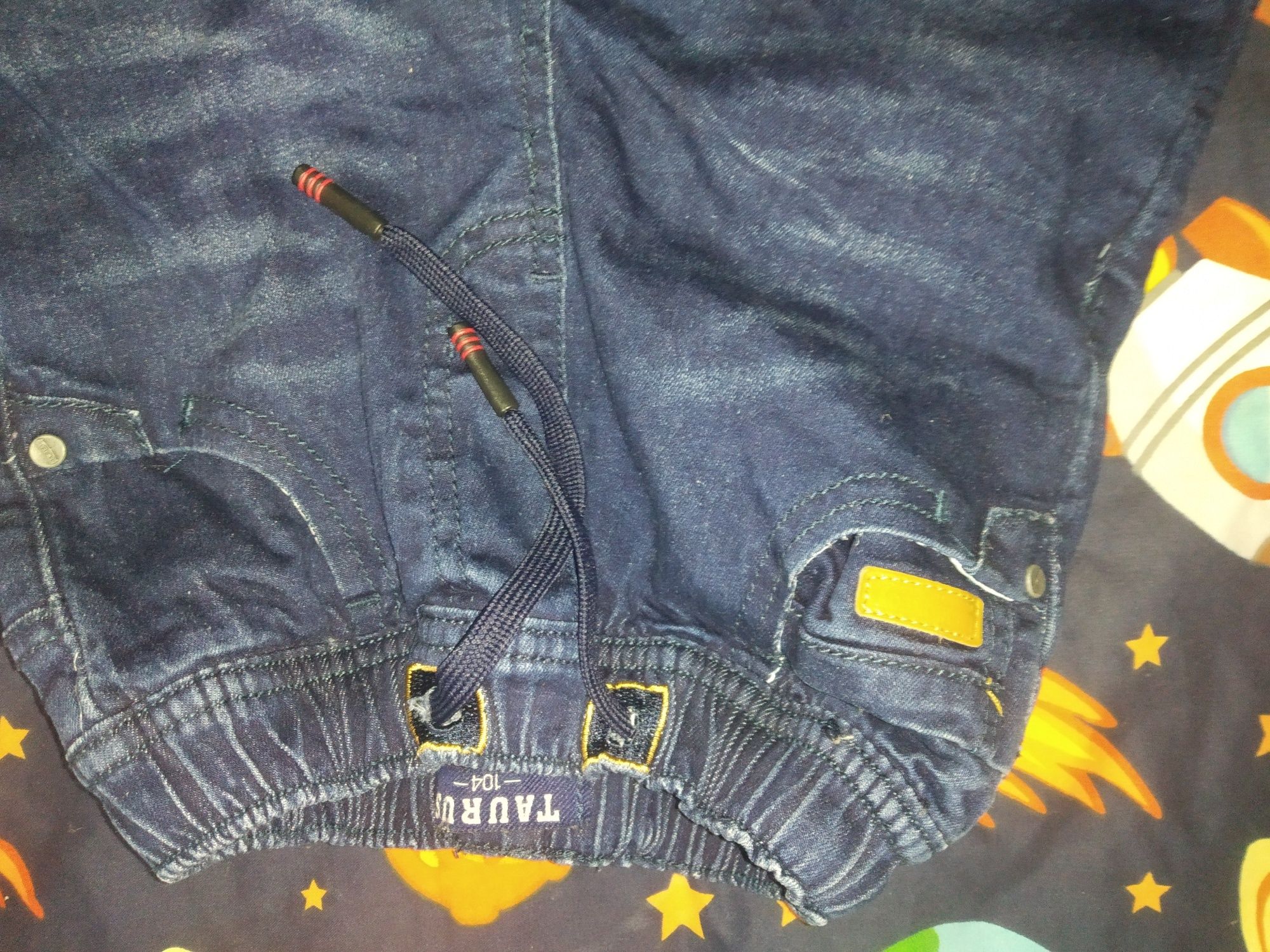 Теплі джинси для хлопчика, розмір 104