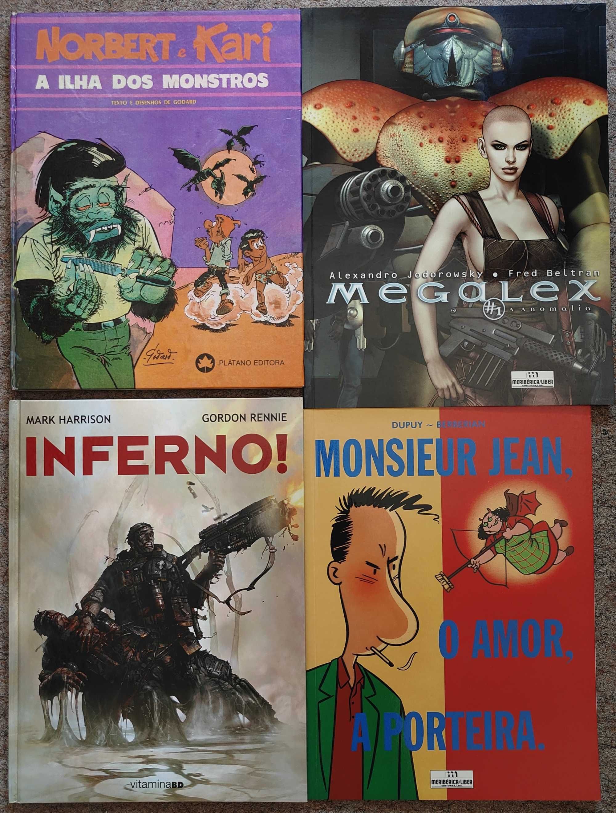 Álbuns de BD editada em Portugal – 7 livros - Lote 5