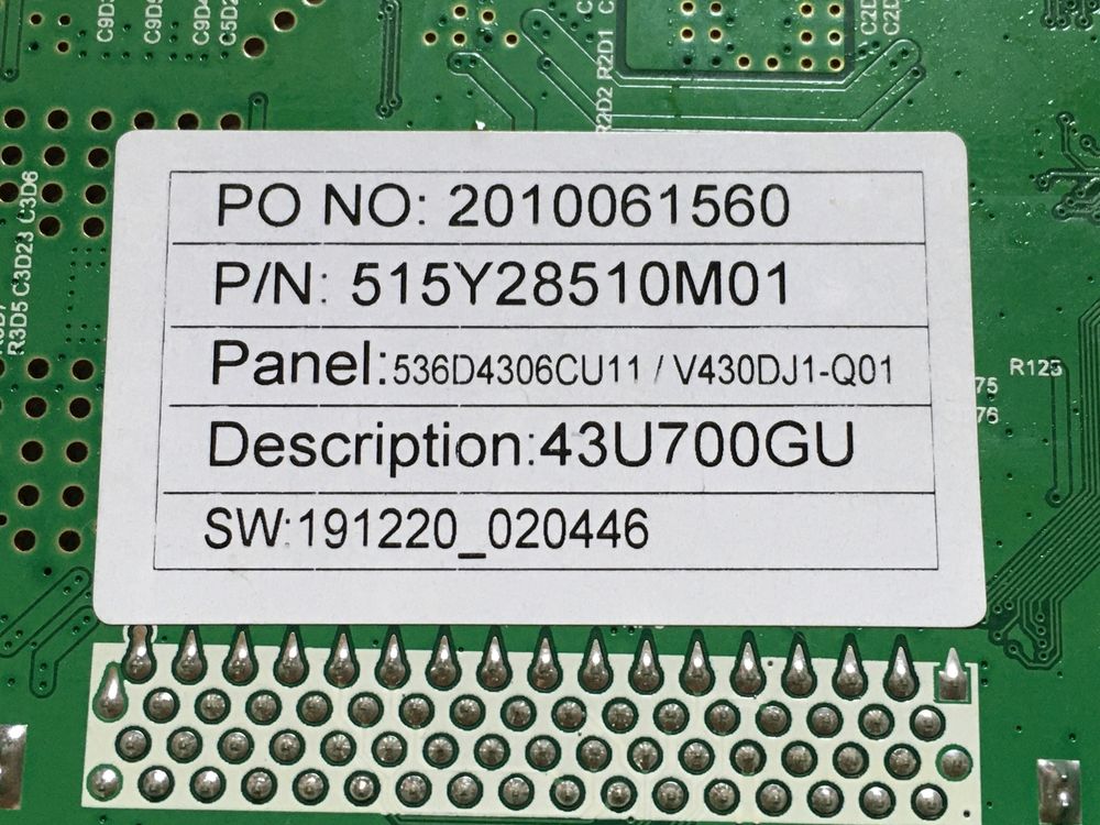 Основная плата hk.t.rt2851v09 KiVI 43u700