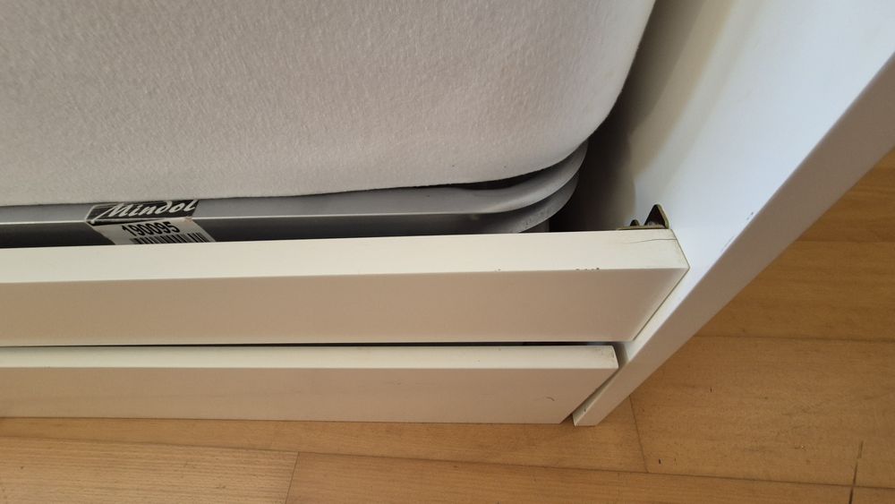 Cama individual LasKasas com 2 colchões