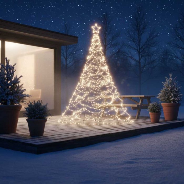 NOWA choinka LED 500 l 300 I 180cm do ogrodu lampki oświetlenie ciepła