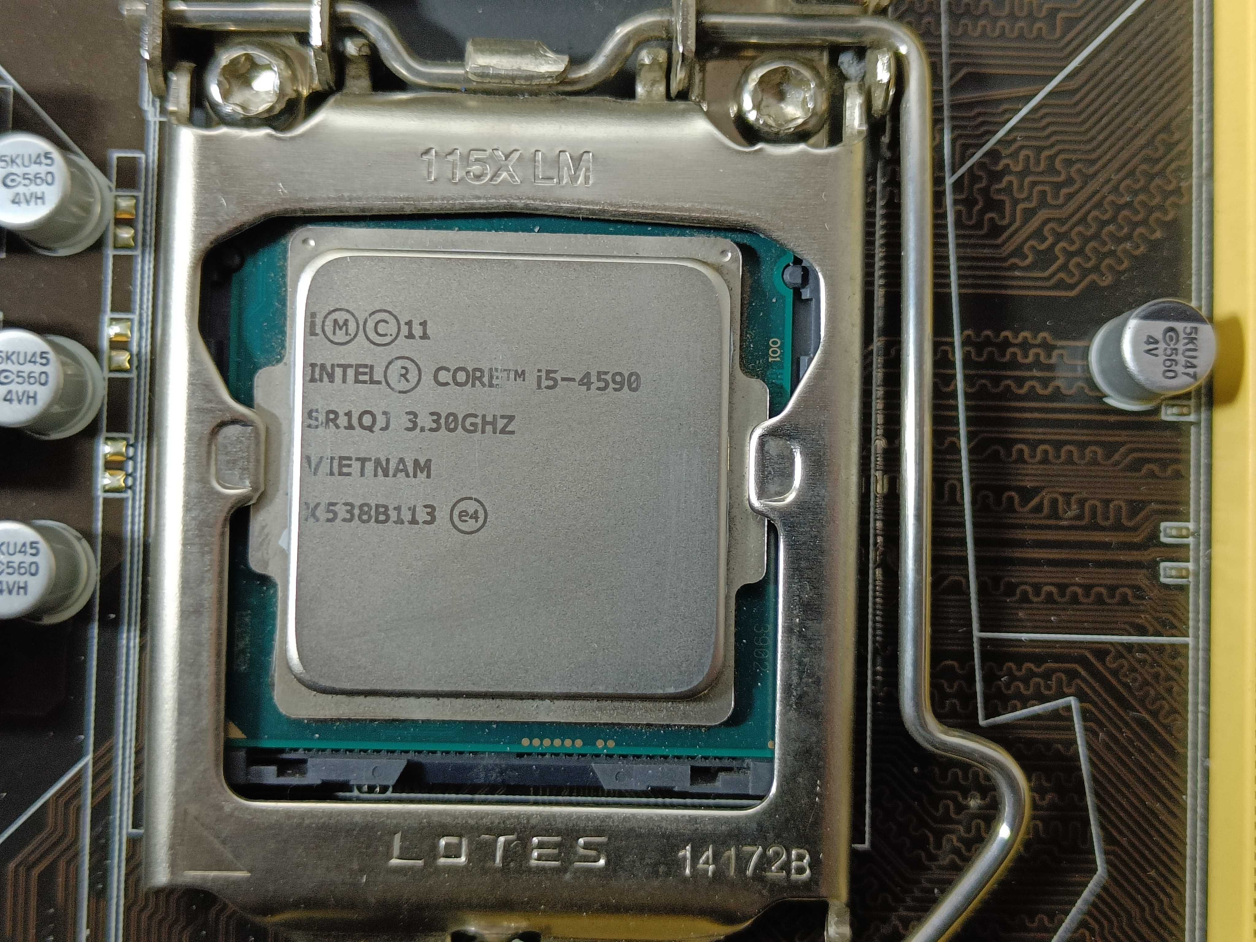 КОМПЛЕКТ Материнська ASUS H81-PLUS + процесор i5-4590 i3-4170 LGA1150