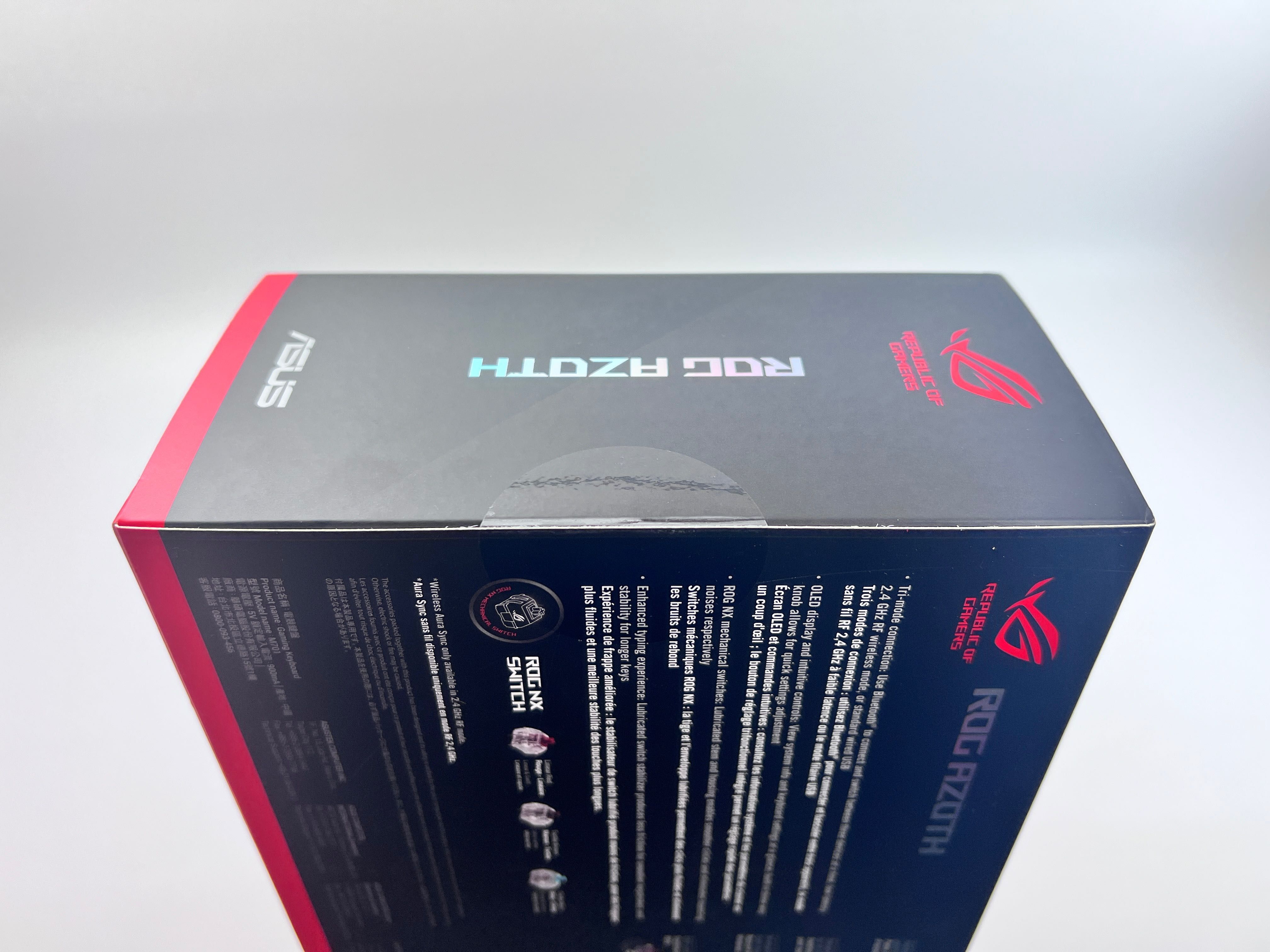 НОВА Клавіатура ASUS ROG Azoth RGB 81key NX Red Black МАГАЗИН ГАРАНТІЯ