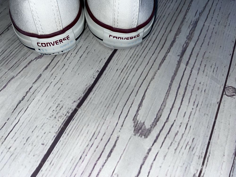 Niskie converse conversy r.36,5 wkł.23,5cm białe