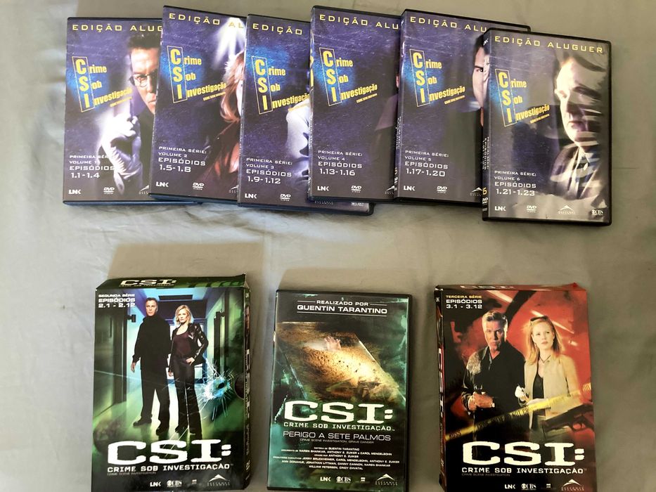 Vários Dvd's (coleção CSI)
