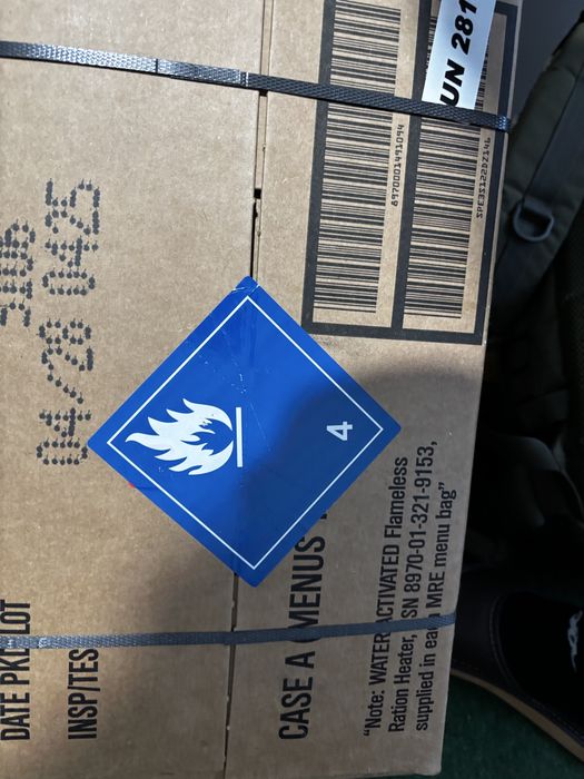 Karton MRE- oryginalne racje żywnościowe wojsk USA