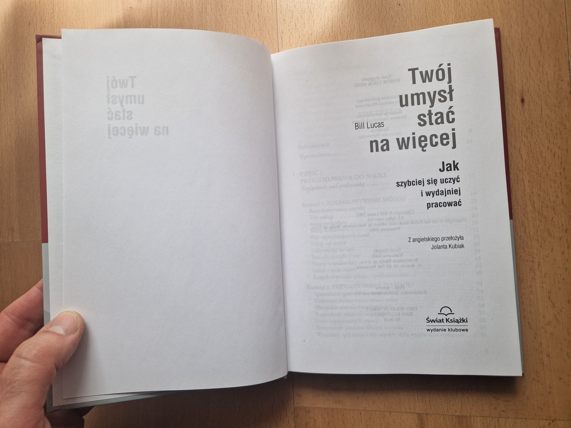 Twój umysł stać na więcej - Bill Lucas NIECZYTANE WYDANIE KLUBOWE