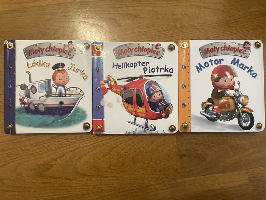 Zestaw trzech książeczek Mały chlopiec
