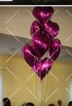 Balony foliowe na hel serca