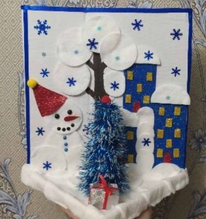 Новорічні поробки.  Зимові поробки.  Зимние поделки