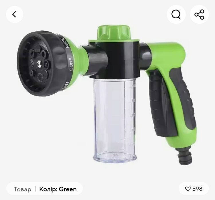 Пістолет для поливу