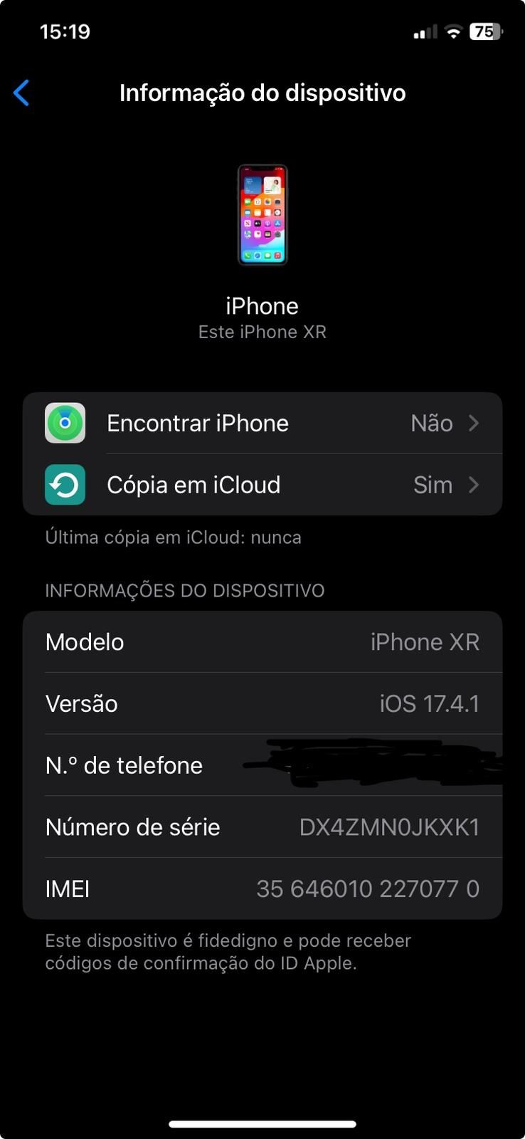 IPhone Xr 64GB em ótimo estado