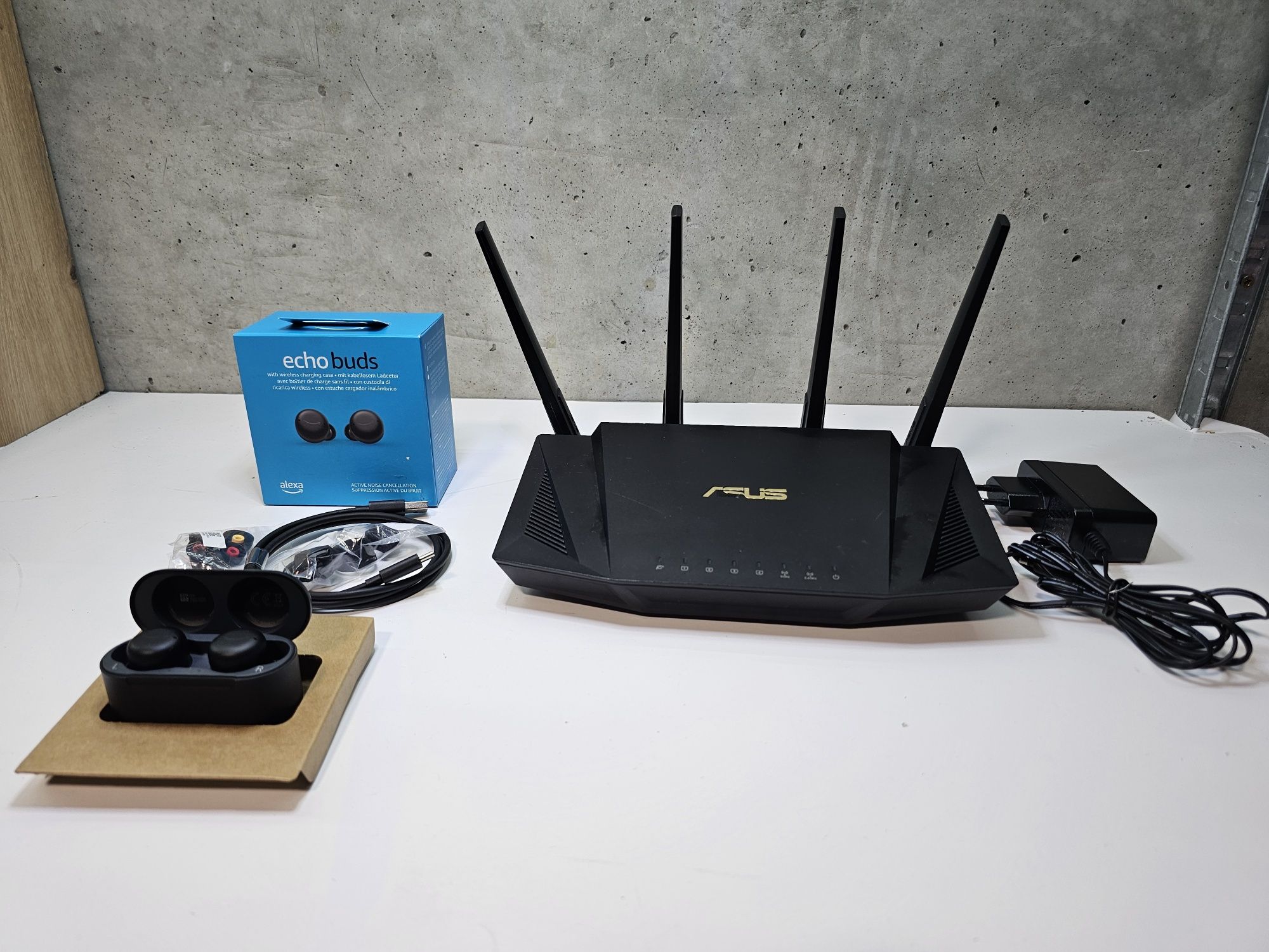 АКЦІЯ 1+1! Роутер ASUS RT-AX58U V2 + Amazon Echo Buds 2 у подарунок!