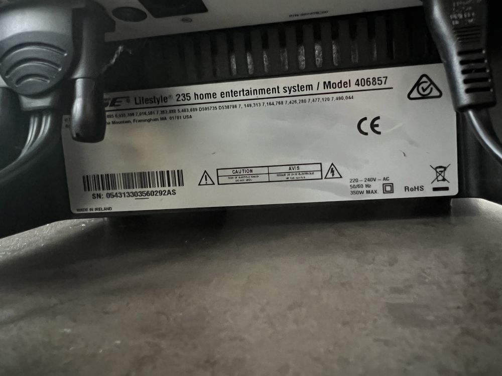 Bose Lifestyle 235 komplet i autokalibracja