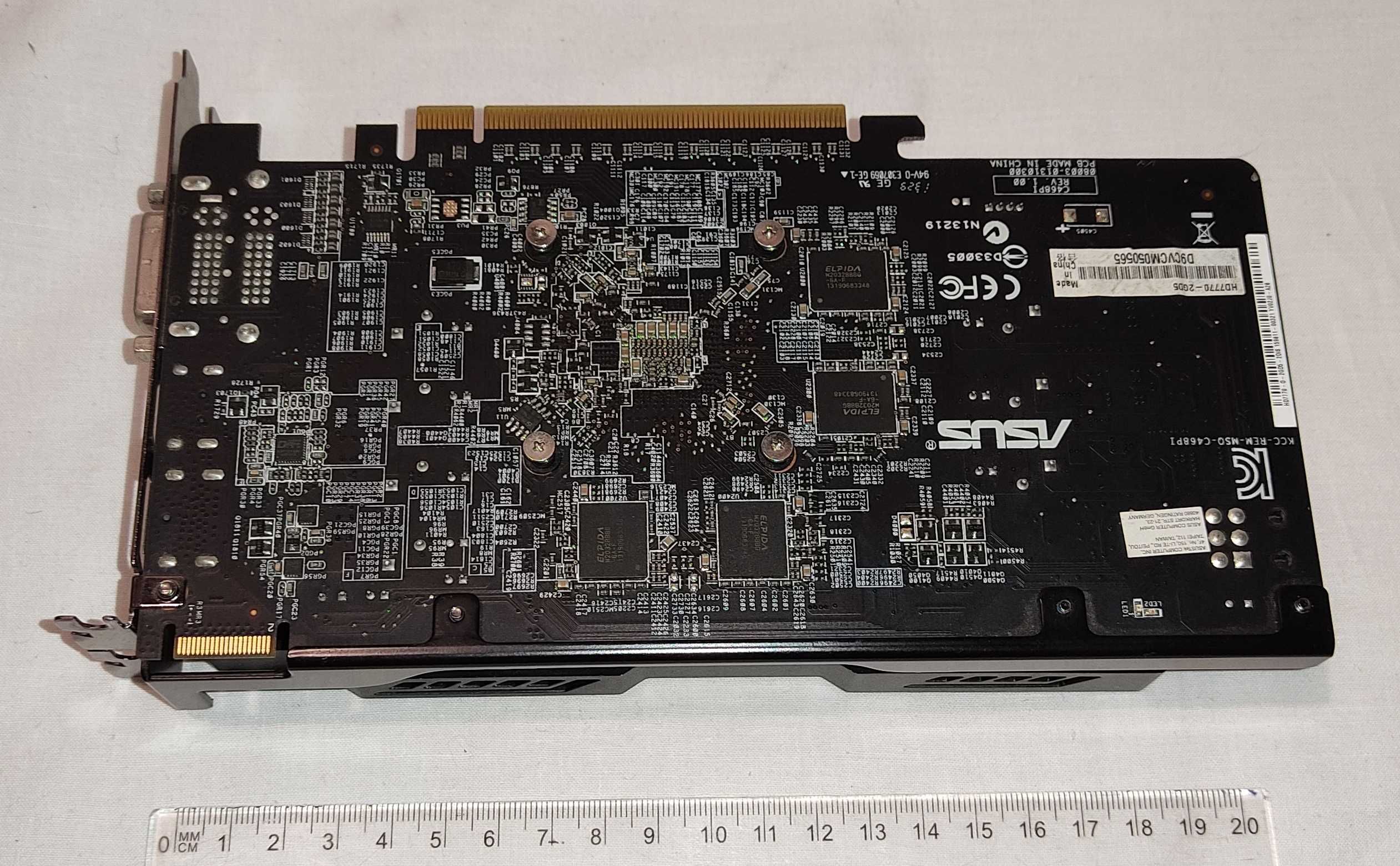 видеокарта Asus PCI-Ex Radeon HD7770 2048MB DDR5 (128bit)