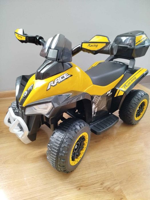 Samochód quad elektryczny na akumulator 45w 1-3 łata do 20kg 3km/h