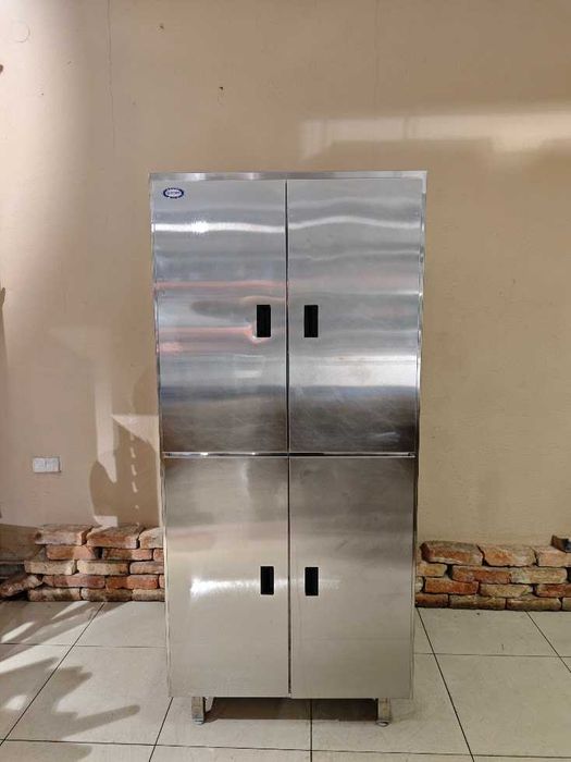 Szafa przelotowa GORT 80x60x180 – stal nierdzewna, drzwi skrzydłowe