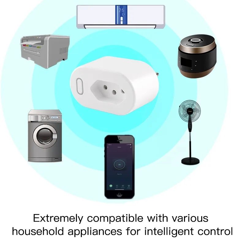 Wi-Fi Smart Plug Беспроводная розетка Smart Life/Tuya