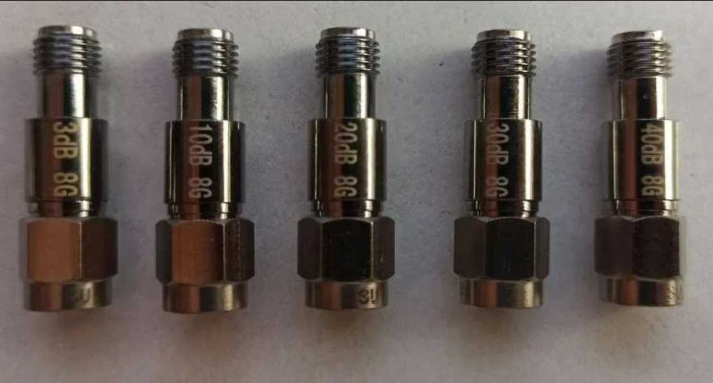 SMA до 6G Атенюатори 30/20/10/6/3/2 dB максимальна потужн 2W