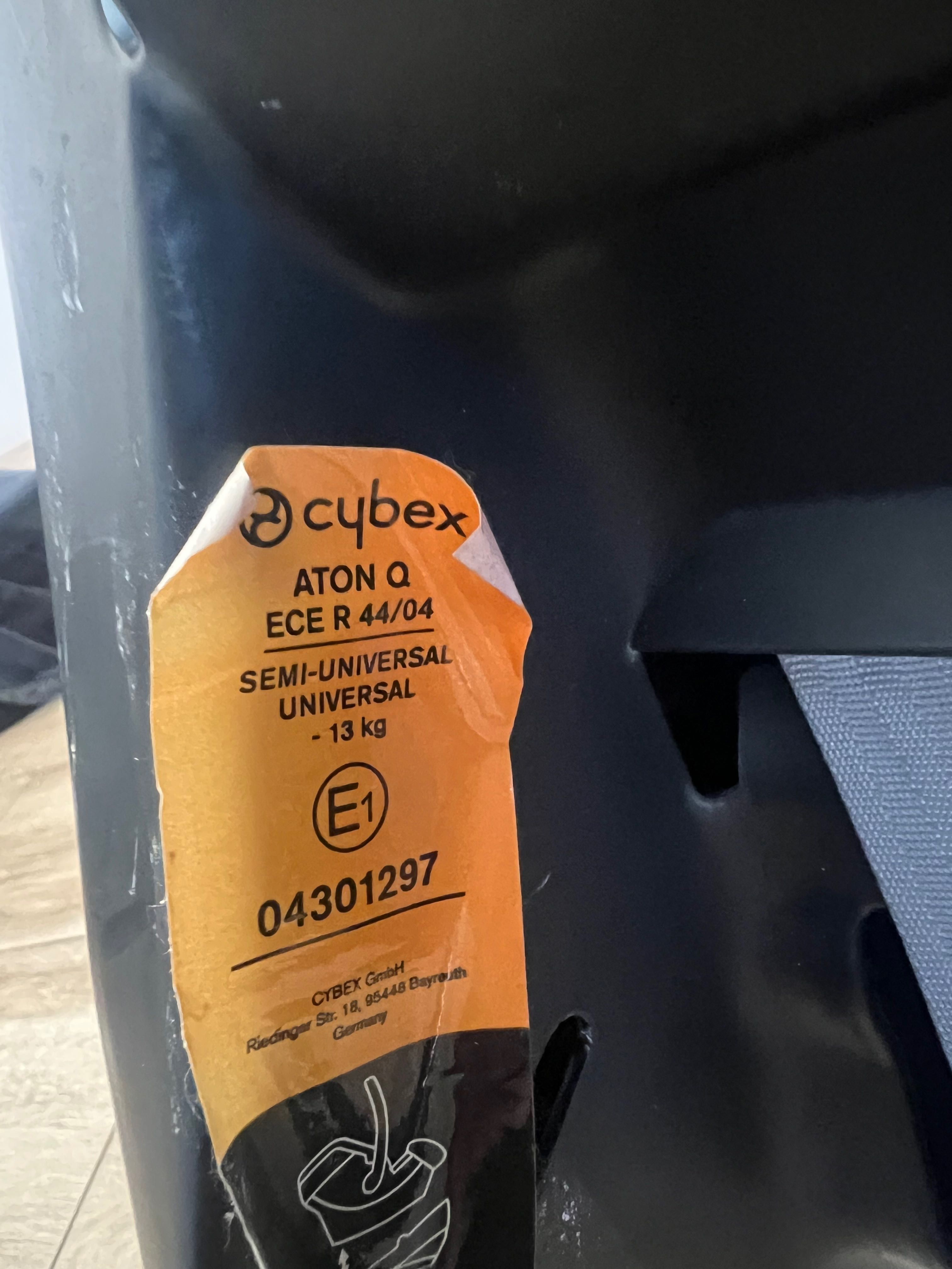 Автокрісло cybex aton Q