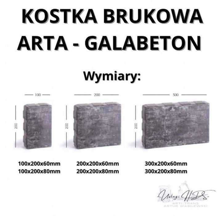 Kostka brukowa ARTA/ Płyta tarasowa NAVA
