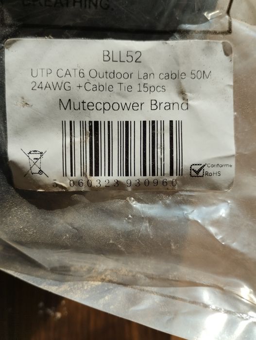 Cabo de Rede Exterior 50m