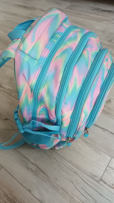 Plecak szkolny niebieski pojemny