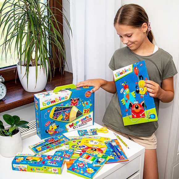 Zestaw Bambino aż 22 elementy PREZENT dla dziecka dziewczynki chłopca