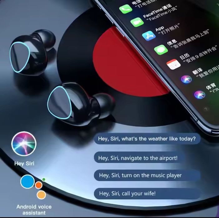 Навушники  M10 Earphone Wireless Headset Headphone with Power Bank