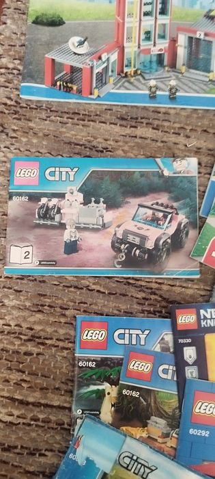 Lote Lego manuais mais de 2 kgs