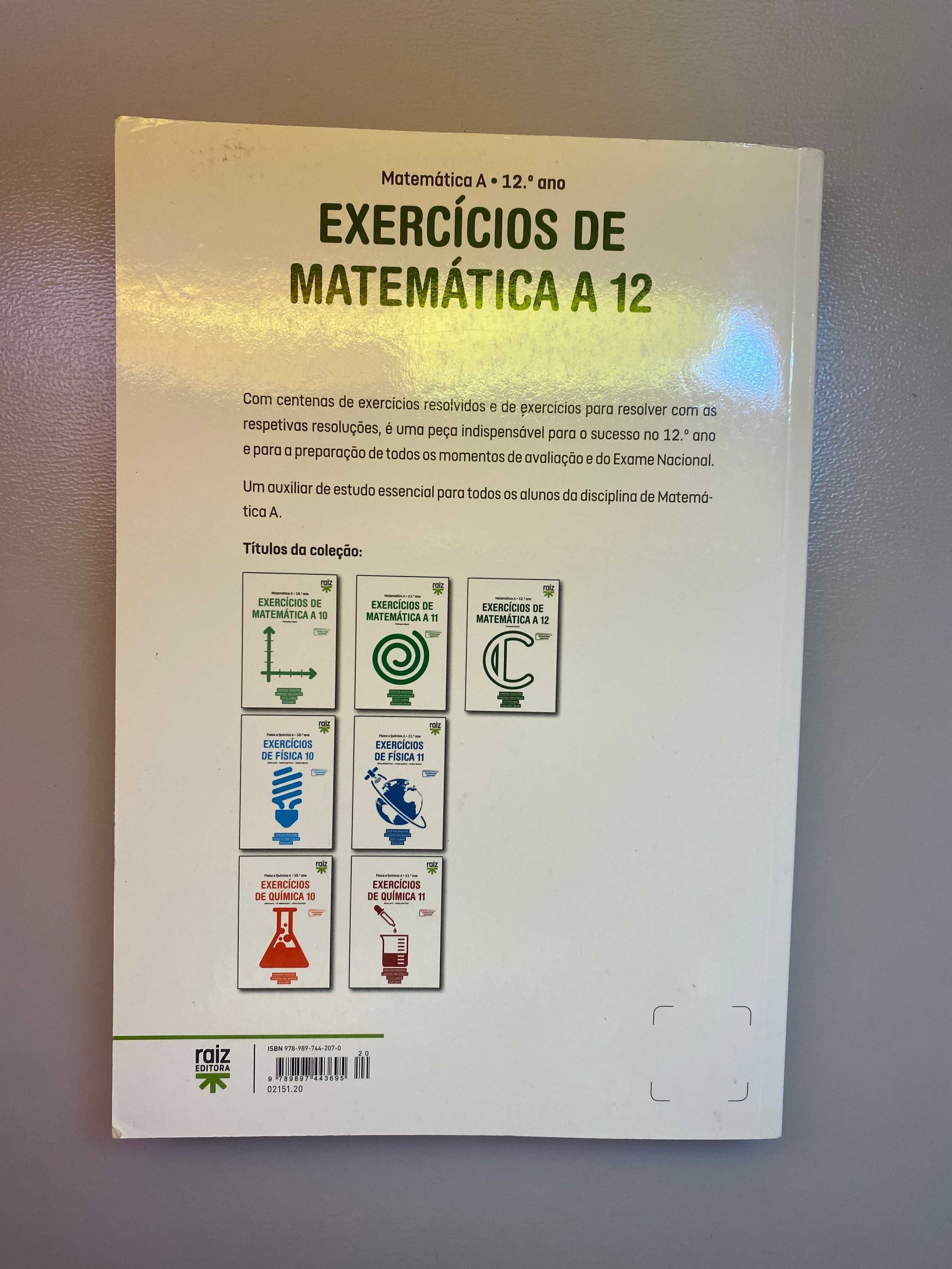 Exercícios de Matemática A 12.º Ano