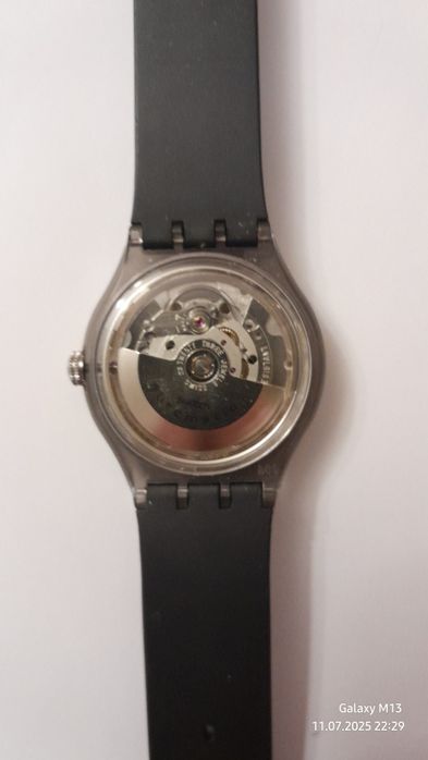 Limitowane Wristwatch SWATCH Automatic EDWIN MOSES (SAZ106C)-NEW/NOS-