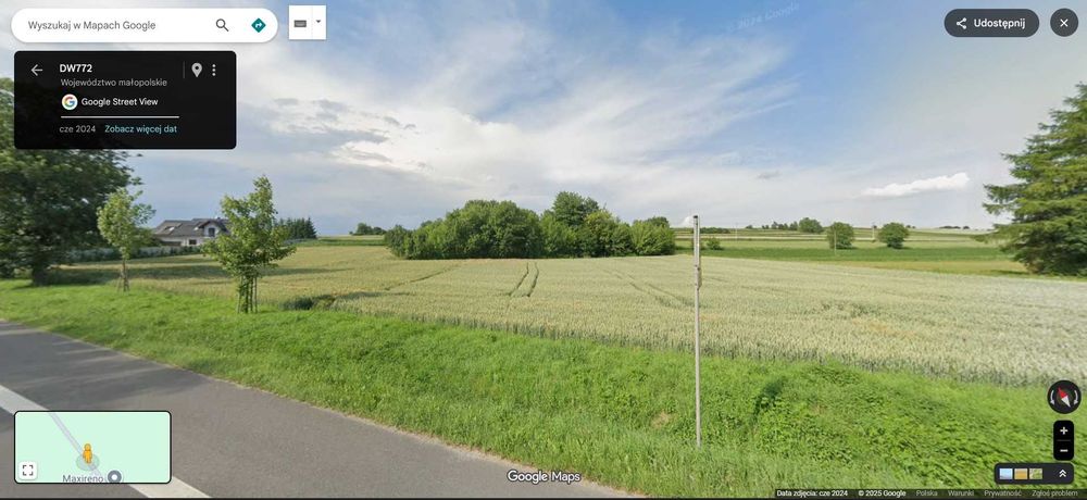 0,88 ha pod Twoją inwestycję — 3 działki budowlane + droga — Wężerów