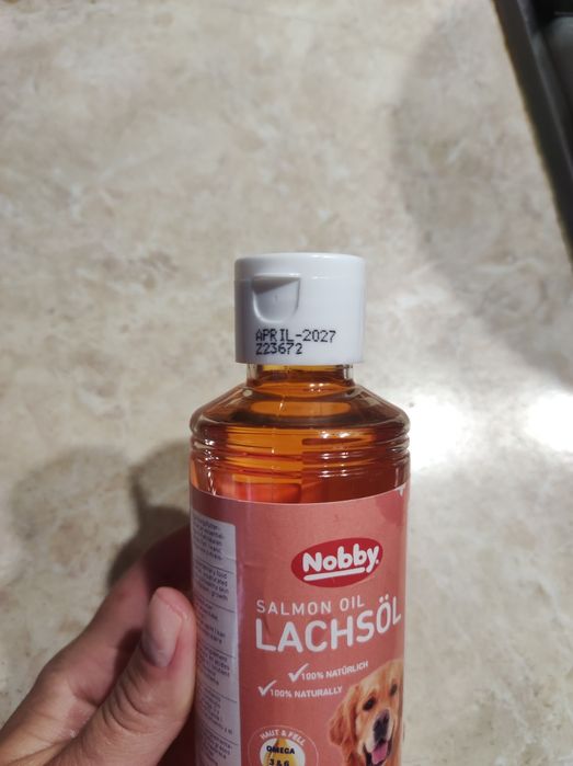 Лососева олійка для котів та собак