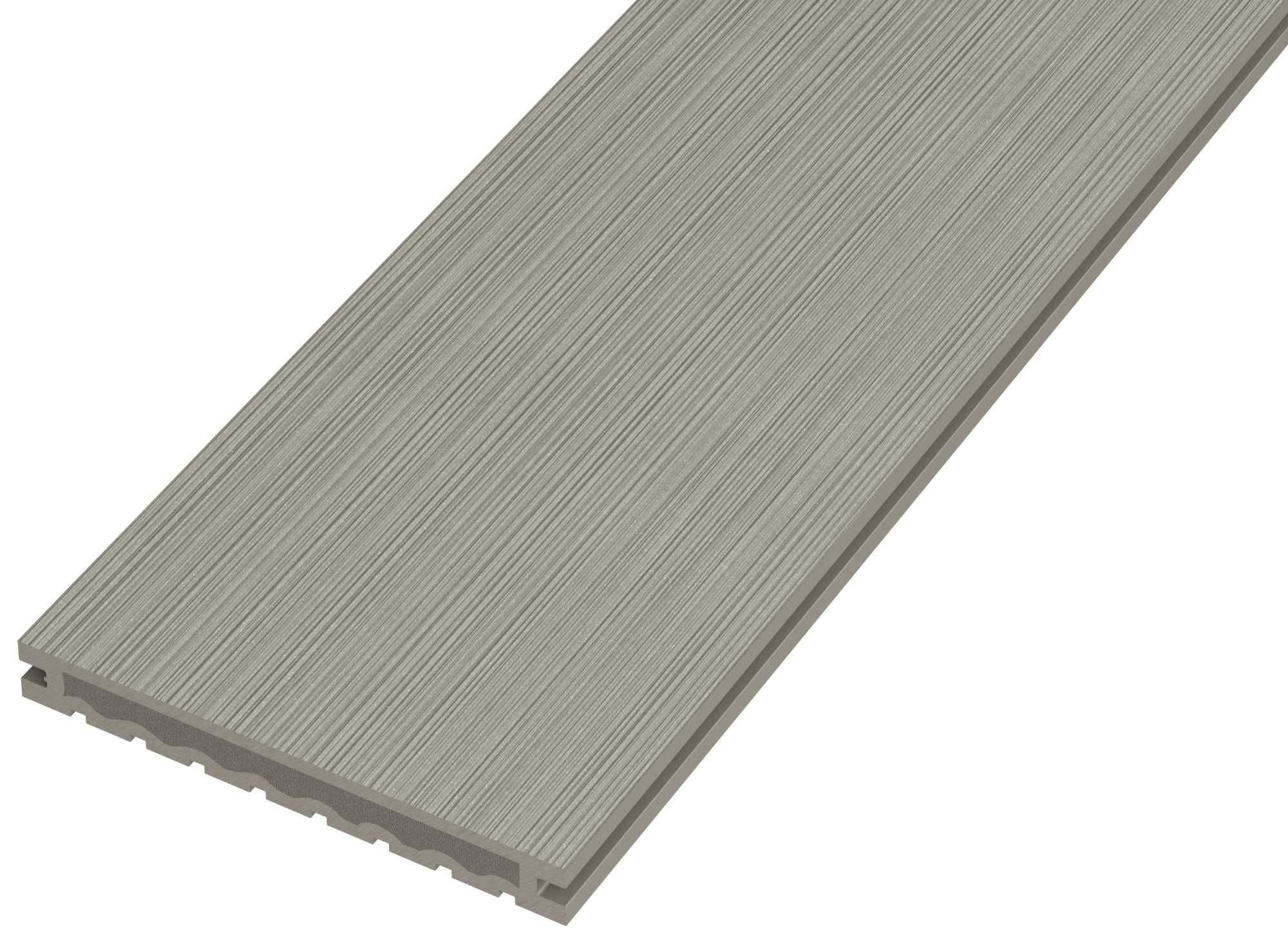 deska tarasowa kompozytowa Gamrat Pełna Classic 160x20mm szary brąz