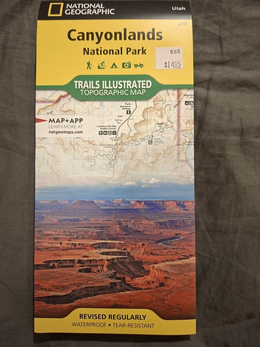 Mapa Canyonlands National Geographic