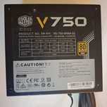 Zasilacz Cooler Master V750 RS-750-AMAA-G1 750W 80 Plus Gold półmodula