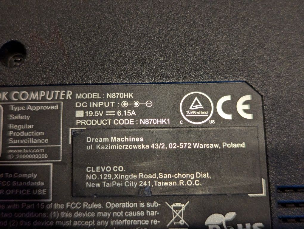 Laptop  Dream MachineG1050Ti ( i7-7700, RAM-16Gb, G1050Ti 4Gb(DDR5))