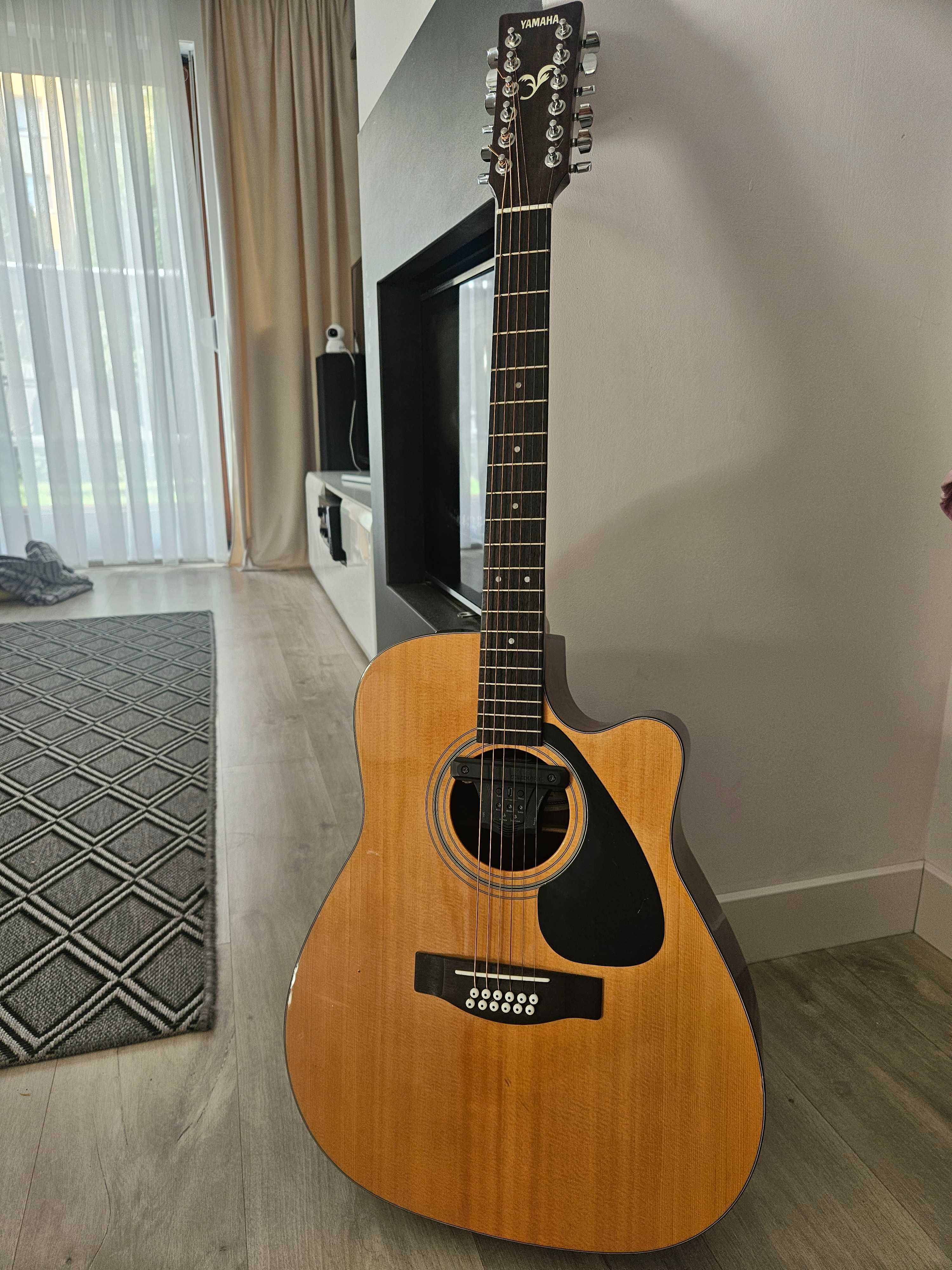 Gitara elektro akustyczna yamaha 12 strunowa
