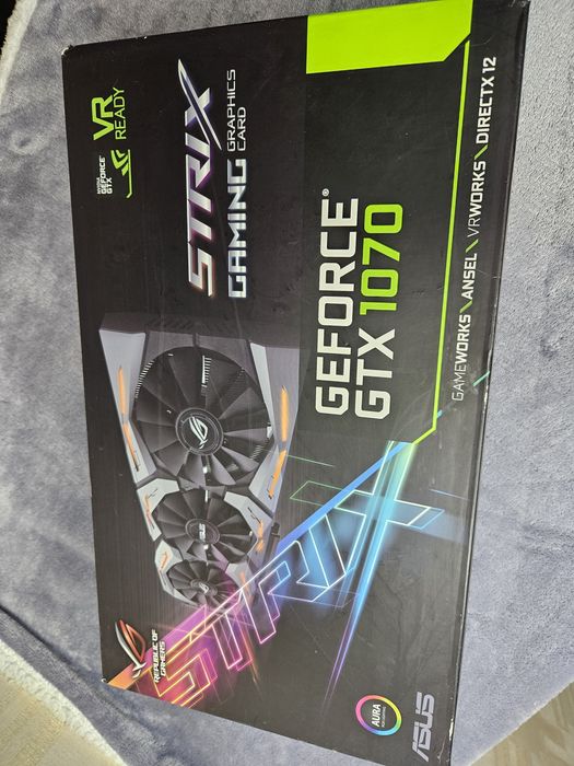 Видеокарта Asus Rog Strix GTX 1070 8Gb