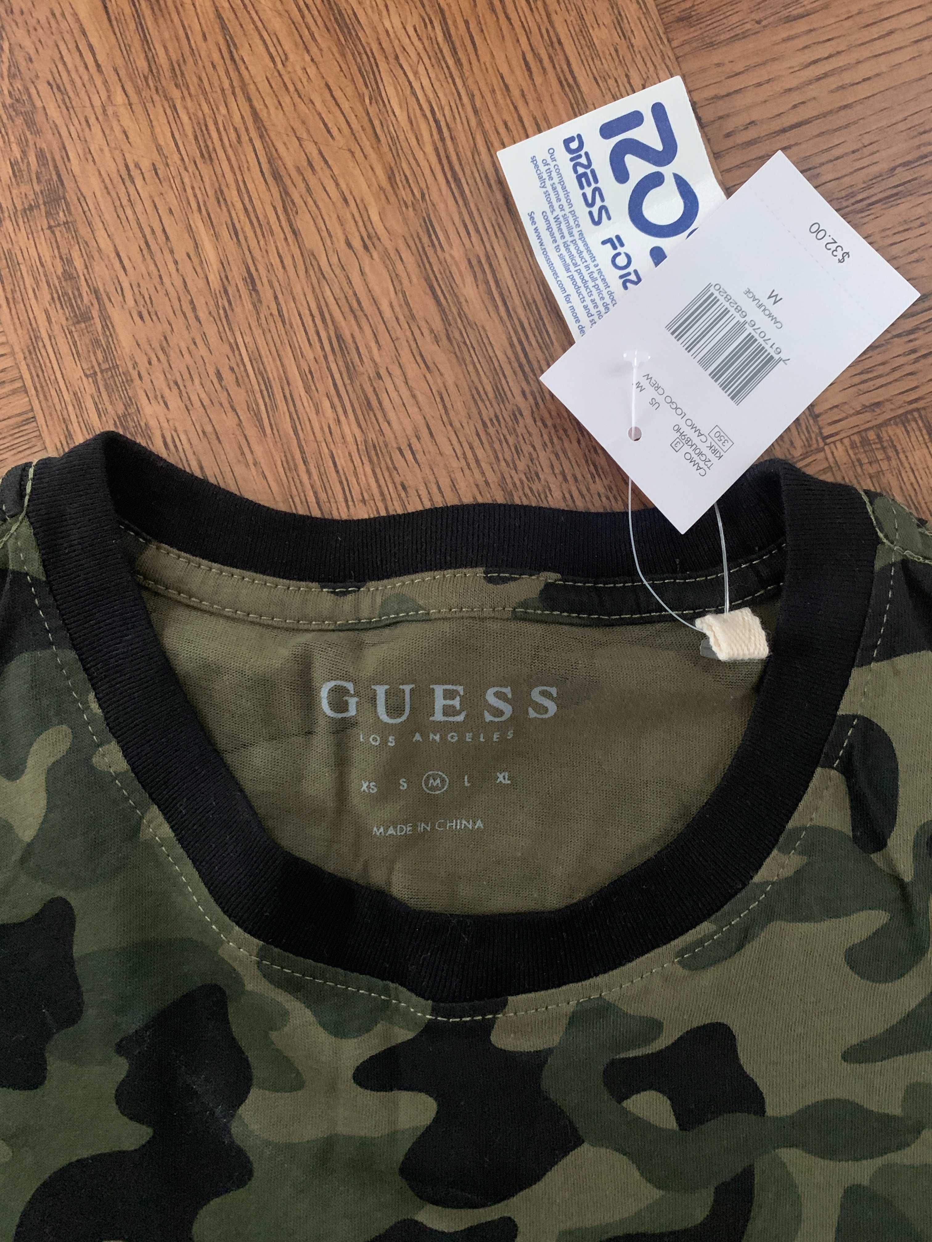 T-shirt koszulka Guess camo r. M kamuflaż