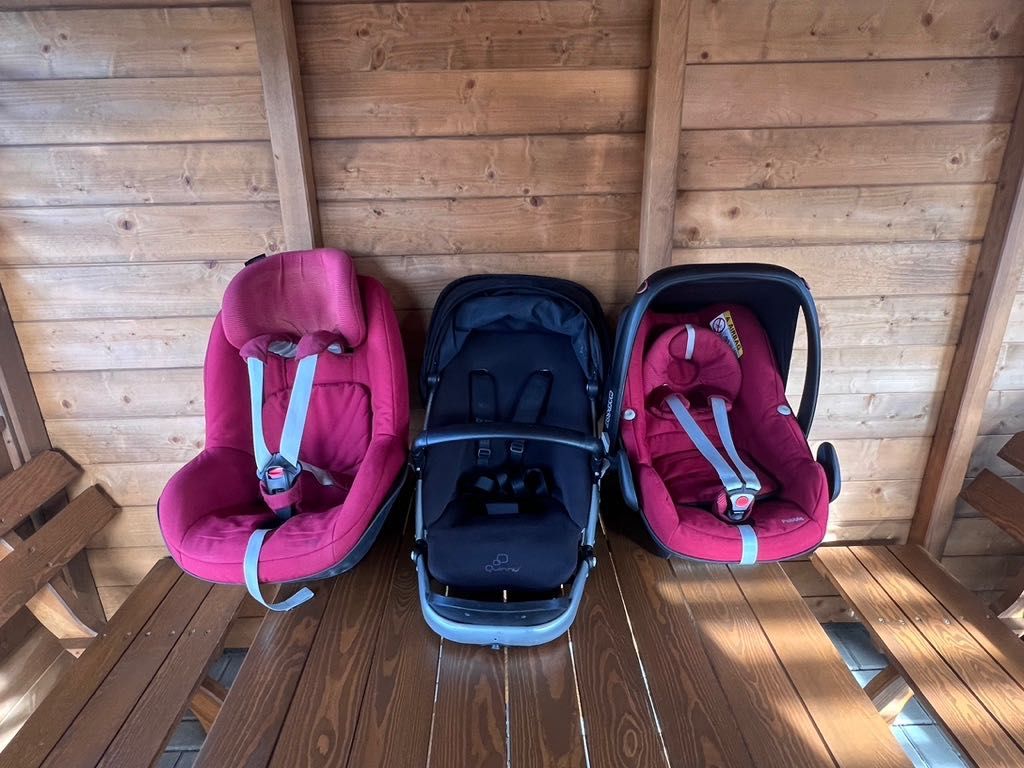 MAXI COSI duży zestaw dla dziecka + GRATIS rowerek 3 kołowy.