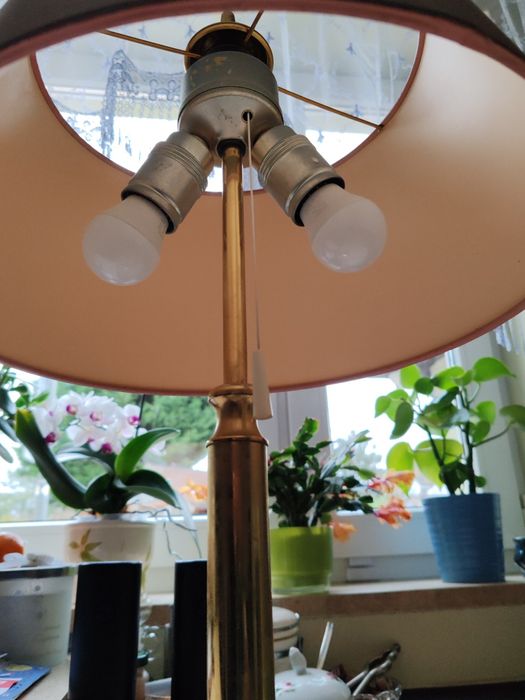 Lampy stojące złote