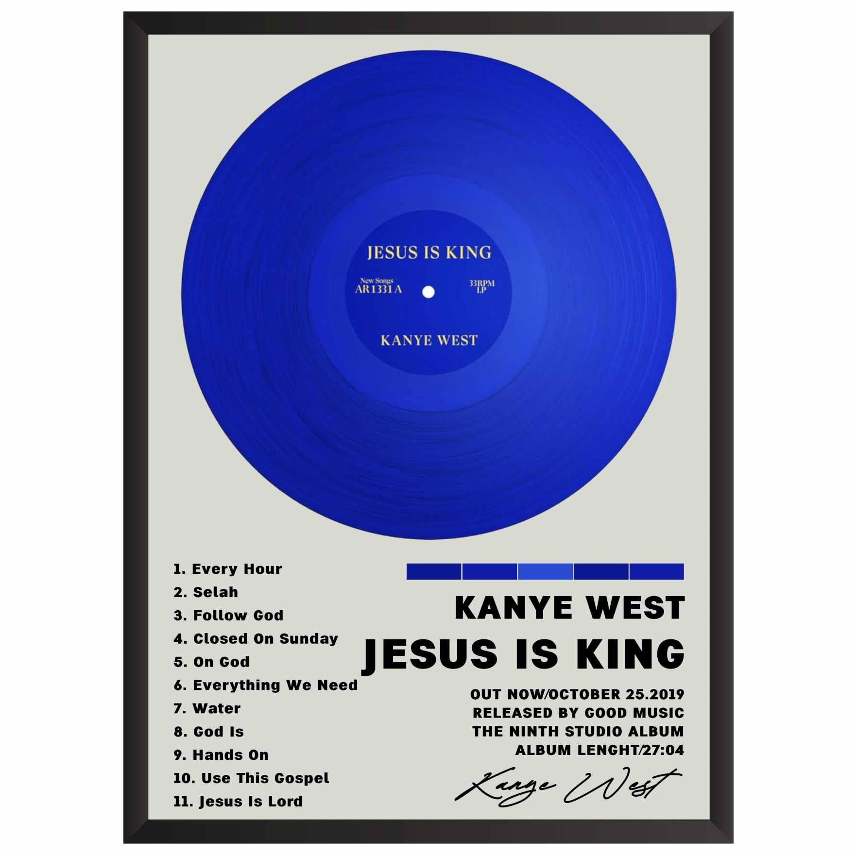 Kanye West Jesus Is King Plakat Obraz z albumem prezent