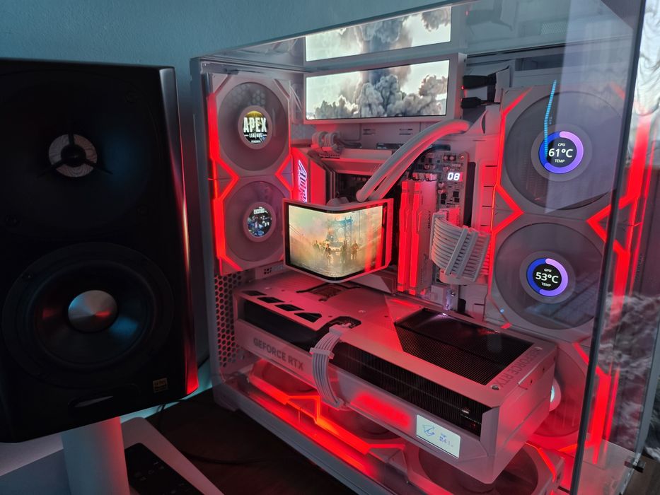 Komputer do streaming stanowisko