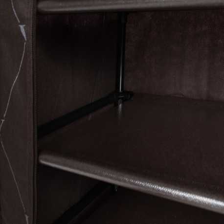 Szafka tekstylna na buty Szafa Półki Vitto Brąz