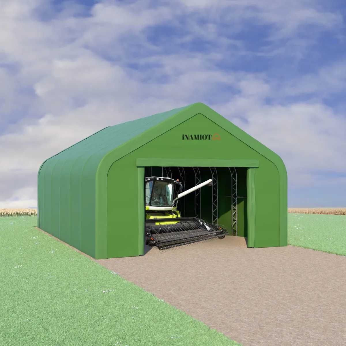 NOWY Hangar namiotowy, hangar rolniczy 10x20m, podwójna kratownica
