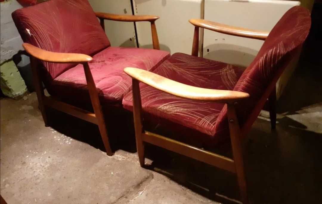 Fotele prl Kędziorek gfm 87, 3 sztuk
