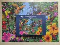 Kompletne, stan idealny puzzle Jungle Sunrise, Bluebird Puzzle, 1500 e