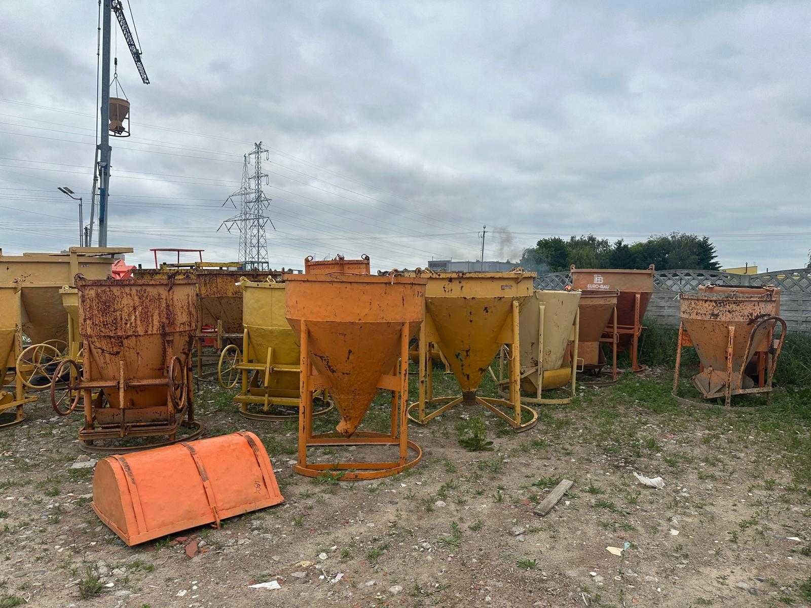 Pojemnik zbiornik dźwigowy na beton śmieci gruz EICHINGER Ocynk 1000L